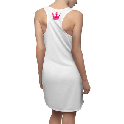 Daddy's Princess Racerback Dress - White